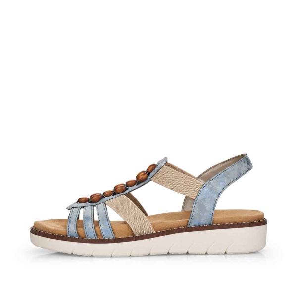 Remonte Women's sandals | Style D2065 Casual Sandal - Blue | Free Delivery