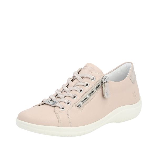 Remonte Women's shoes | Style D1E03 Athletic Lace-up with zip - Pink | Free Delivery