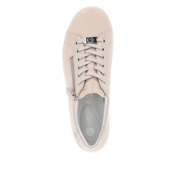 Remonte Women's shoes | Style D1E03 Athletic Lace-up with zip - Pink | Free Delivery