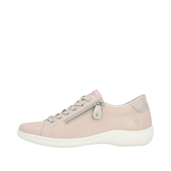 Remonte Women's shoes | Style D1E03 Athletic Lace-up with zip - Pink | Free Delivery