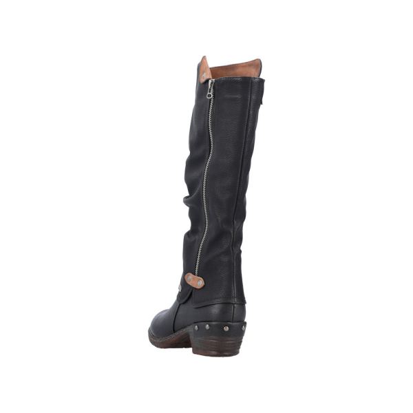 Rieker Synthetic Material Women's' Tall Boots| 93655 Tall Boots - Black | Free Delivery