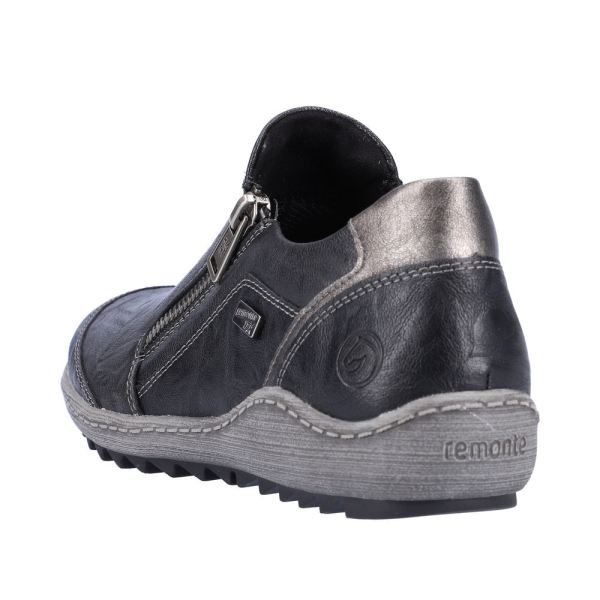 Remonte Women's shoes | Style R1428 Casual Zipper - Black | Free Delivery