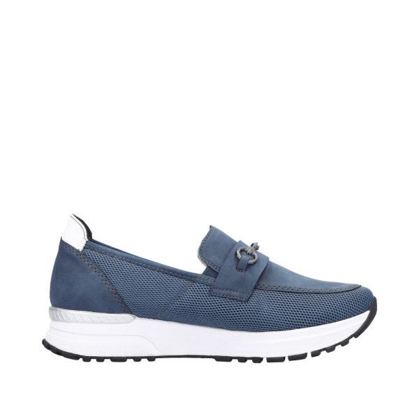 Rieker Women's shoes | Style N7455 Dress Slip-on - Blue | Free Delivery