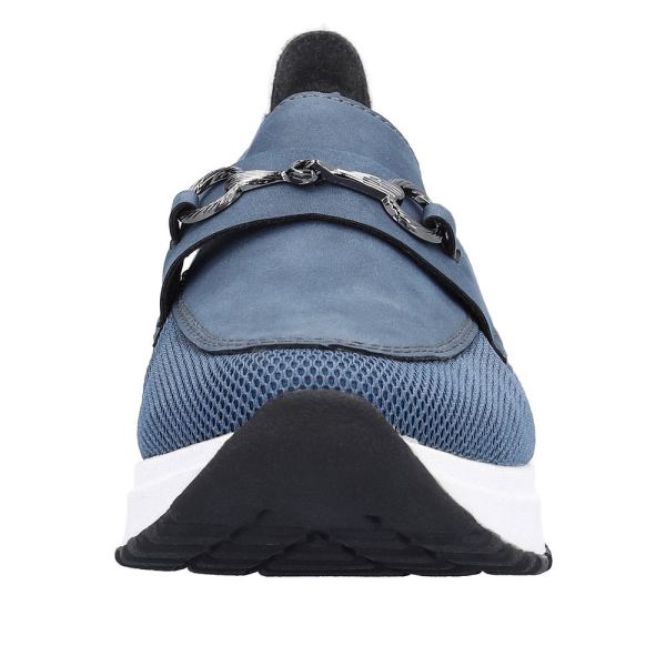 Rieker Women's shoes | Style N7455 Dress Slip-on - Blue | Free Delivery