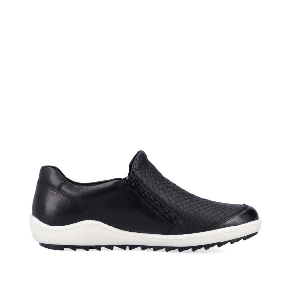 Remonte Women's shoes | Style R1433 Casual Zipper - Black | Free Delivery