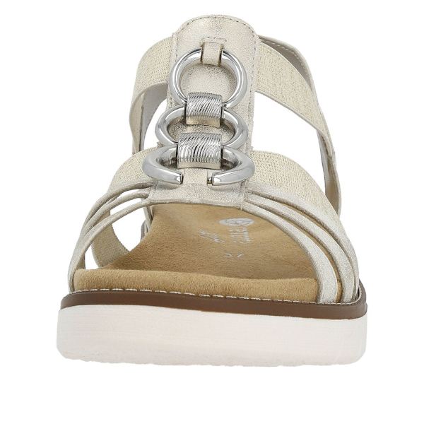 Remonte Women's sandals | Style D2073 Casual Sandal - Beige Combination | Free Delivery