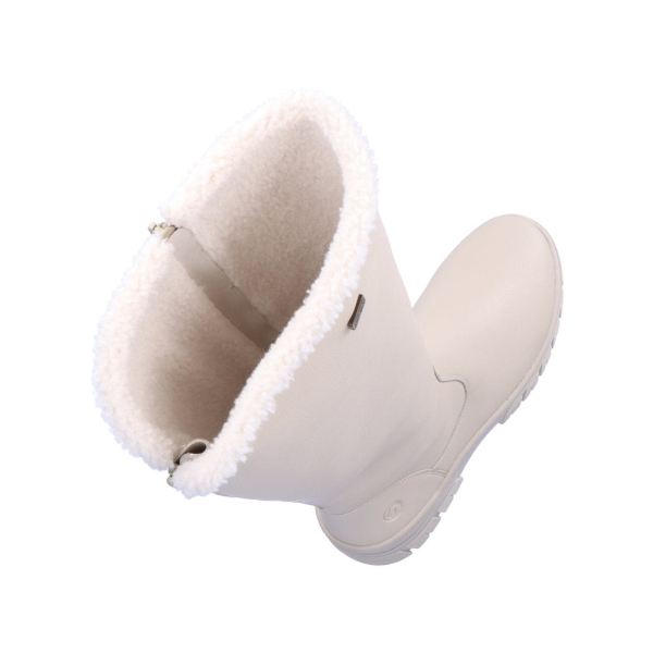 Remonte Leather Women's Tall Boots| D0E73 Tall Boots - Beige | Free Delivery