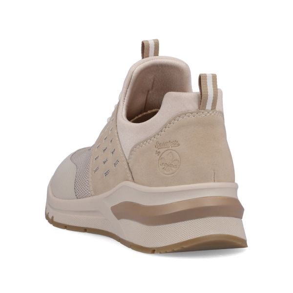 Rieker Women's shoes | Style M6651 Athletic Slip-on - Beige Combination | Free Delivery