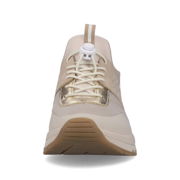 Rieker Women's shoes | Style M6651 Athletic Slip-on - Beige Combination | Free Delivery