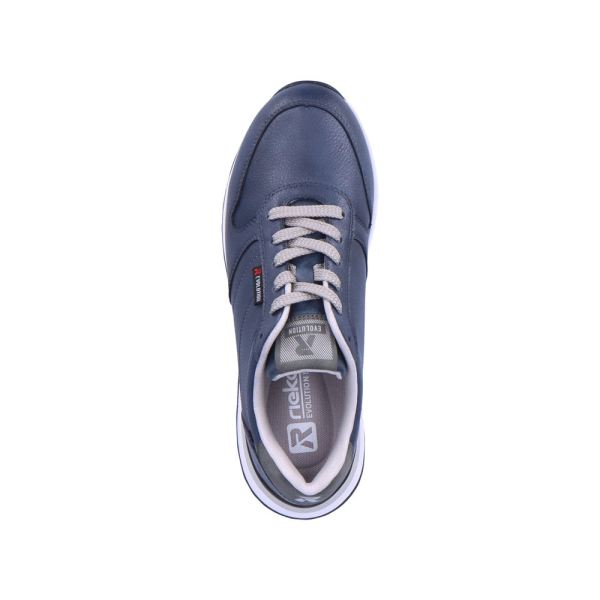 Rieker EVOLUTION leather Women's shoes| 42500 - Blue | Free Delivery