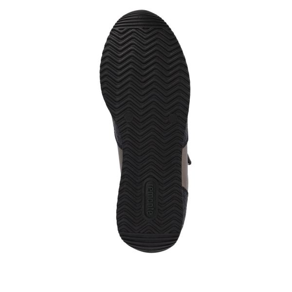 Remonte Women's shoes | Style D0H01 Athletic Lace-up with zip - Blue Combination | Free Delivery