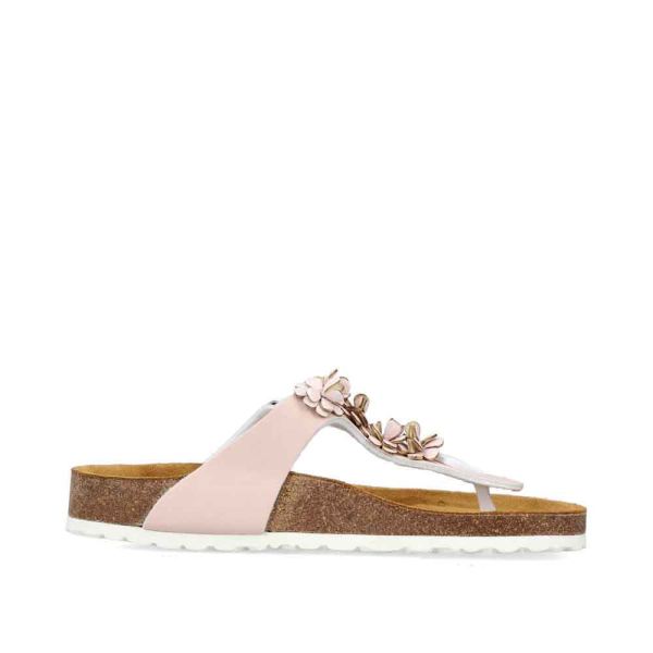 Rieker Women's sandals | Style V8392 Casual Flip Flop - Pink | Free Delivery