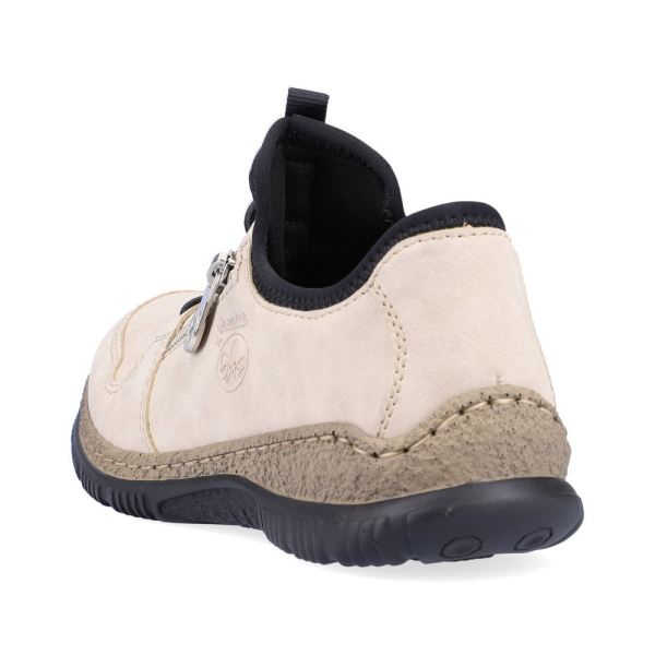 Rieker Leather Women's shoes| N32G0-00 - Beige | Free Delivery