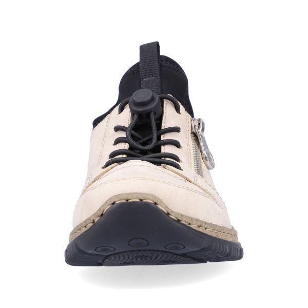 Rieker Leather Women's shoes| N32G0-00 - Beige | Free Delivery
