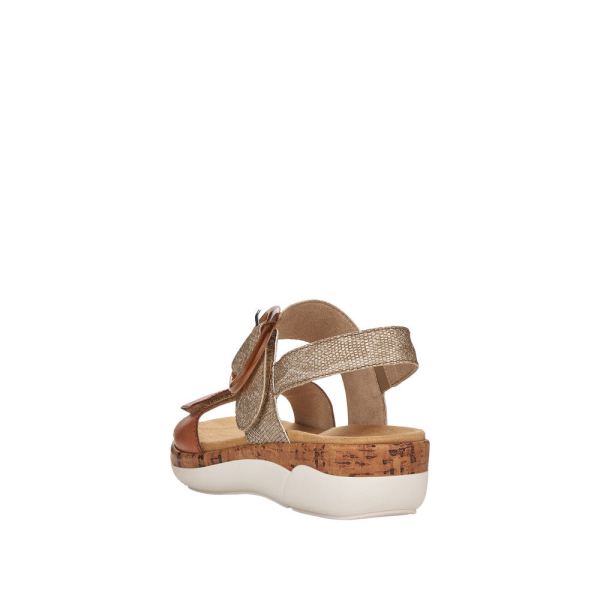 Remonte Women's sandals | Style R6853 Casual Sandal - Metallic | Free Delivery