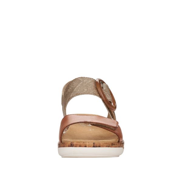 Remonte Women's sandals | Style R6853 Casual Sandal - Metallic | Free Delivery