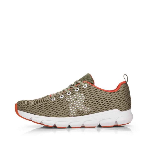 Rieker EVOLUTION Men's shoes | Style 07804 Athletic Lace-up - Green | Free Delivery