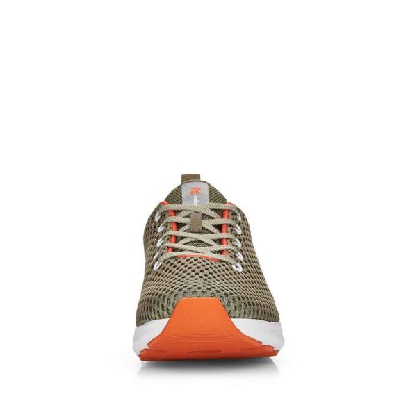Rieker EVOLUTION Men's shoes | Style 07804 Athletic Lace-up - Green | Free Delivery