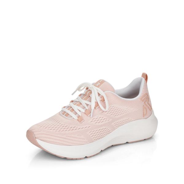 Rieker EVOLUTION Women's shoes | Style 42103 Athletic Lace-up - Pink | Free Delivery