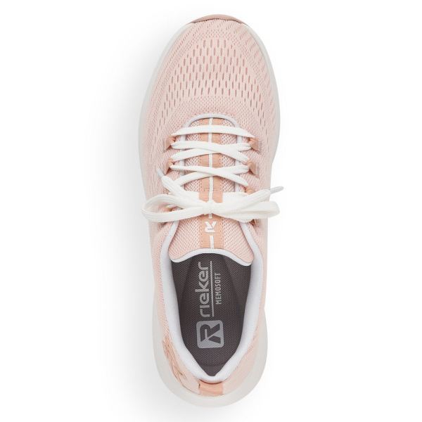 Rieker EVOLUTION Women's shoes | Style 42103 Athletic Lace-up - Pink | Free Delivery