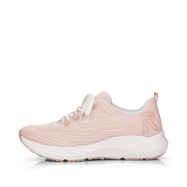 Rieker EVOLUTION Women's shoes | Style 42103 Athletic Lace-up - Pink | Free Delivery