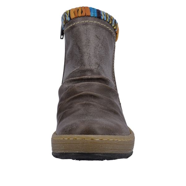Rieker Synthetic Material Women's short boots| Z6755 Ankle Boots - Brown | Free Delivery