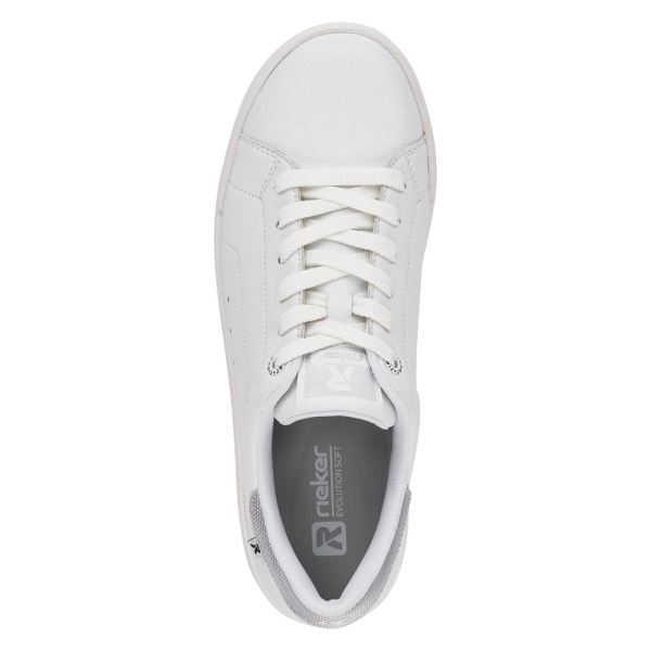 Rieker EVOLUTION Women's shoes | Style 41902 Athletic Lace-up - White | Free Delivery