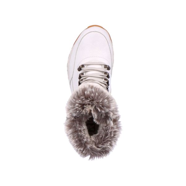 Rieker EVOLUTION Leather Women's Mid Height Boots| W0063-00 Mid-height Boots - White | Free Delivery