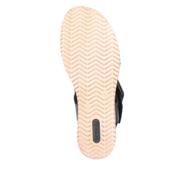 Remonte Women's sandals | Style D6453 Dress Sandal - Black Combination | Free Delivery