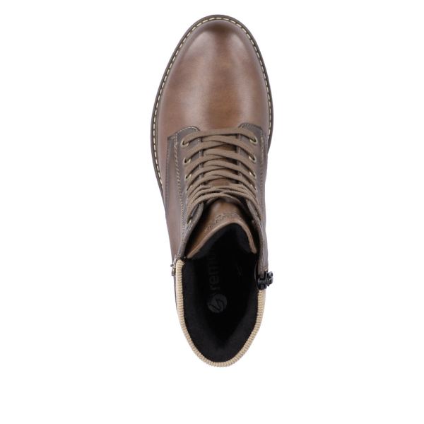 Remonte Leather Women's mid height boots| D1A70 Mid-height Boots - Brown | Free Delivery