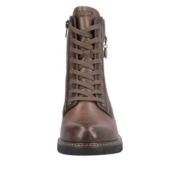 Remonte Leather Women's mid height boots| D1A70 Mid-height Boots - Brown | Free Delivery