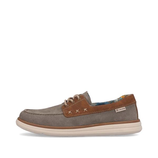 Rieker EVOLUTION Men's shoes | Style U0601 Casual Lace-up - Grey Combination | Free Delivery