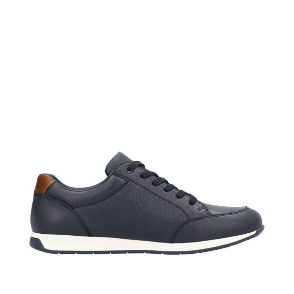 Rieker Men's shoes | Style 11903 Casual Lace-up with zip - Blue | Free Delivery