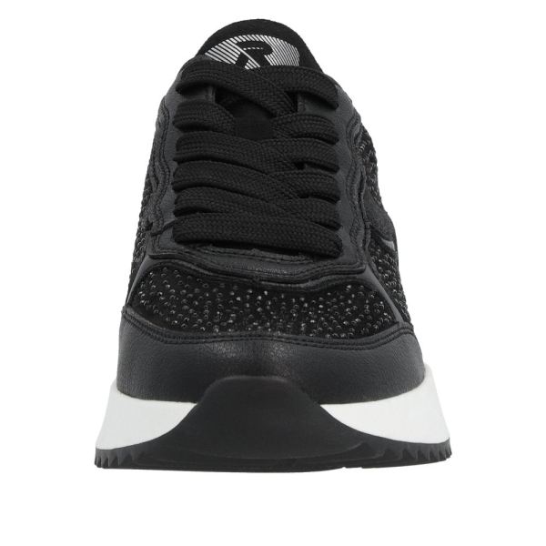 Rieker EVOLUTION Women's shoes | Style W1304 Athletic Lace-up - Black | Free Delivery