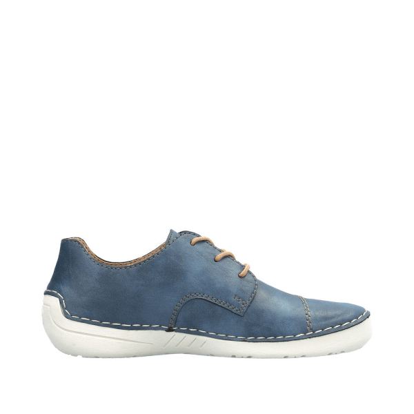 Rieker Women's shoes | Style 52528 Casual Lace-up - Blue | Free Delivery
