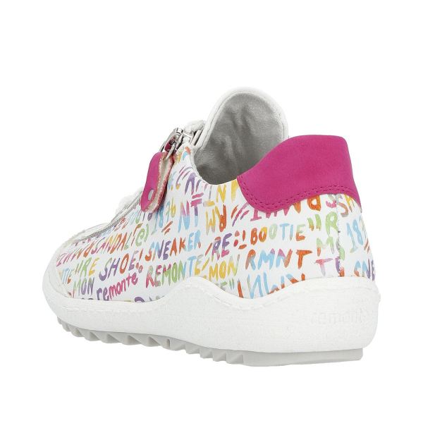 Remonte Women's shoes | Style R1402 Casual Lace-up with zip - Multi | Free Delivery