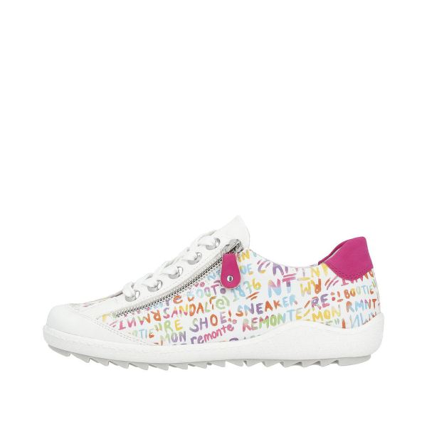 Remonte Women's shoes | Style R1402 Casual Lace-up with zip - Multi | Free Delivery