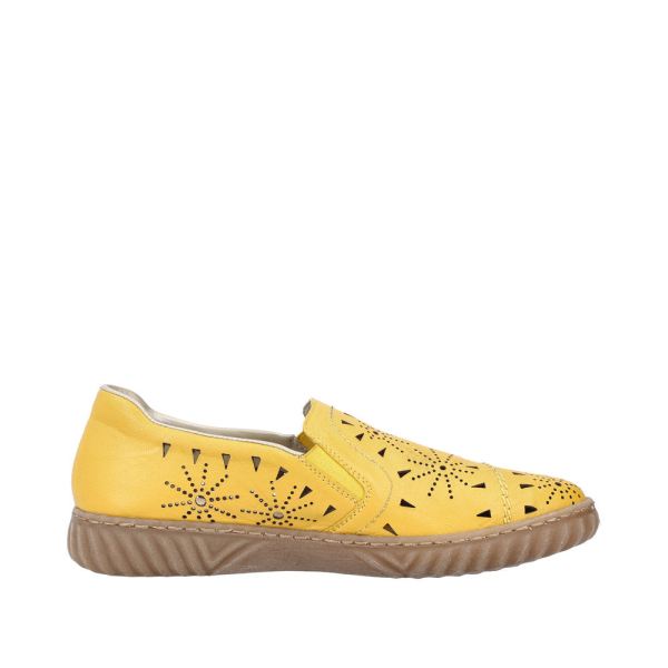 Rieker Women's shoes | Style N0967 Casual Slip-on - Yellow | Free Delivery