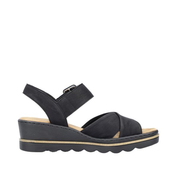 Rieker Women's sandals | Style 67463 Dress Sandal - Black | Free Delivery