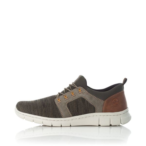 Rieker Men's shoes | Style B7796 Athletic Slip-on - Green | Free Delivery