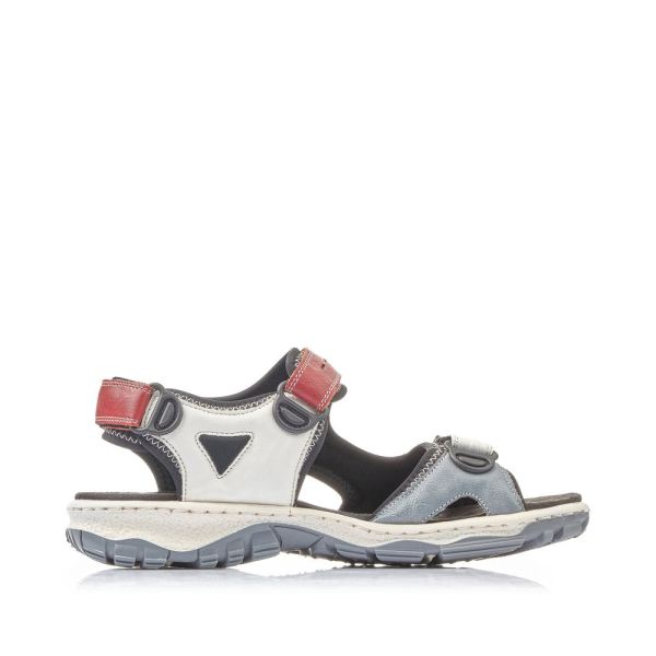 Rieker Women's sandals | Style 68872 Athletic Trekking - Blue Combination | Free Delivery