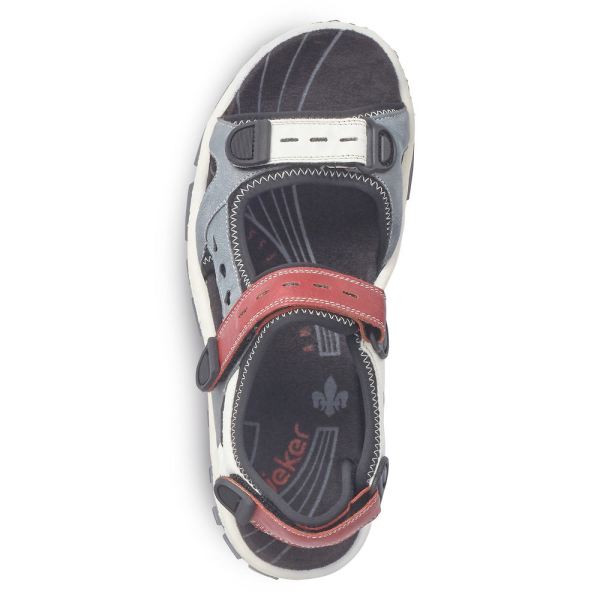 Rieker Women's sandals | Style 68872 Athletic Trekking - Blue Combination | Free Delivery