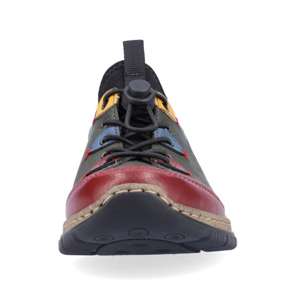 Rieker Synthetic Material Women's shoes| N3271-68 - Green Combination | Free Delivery