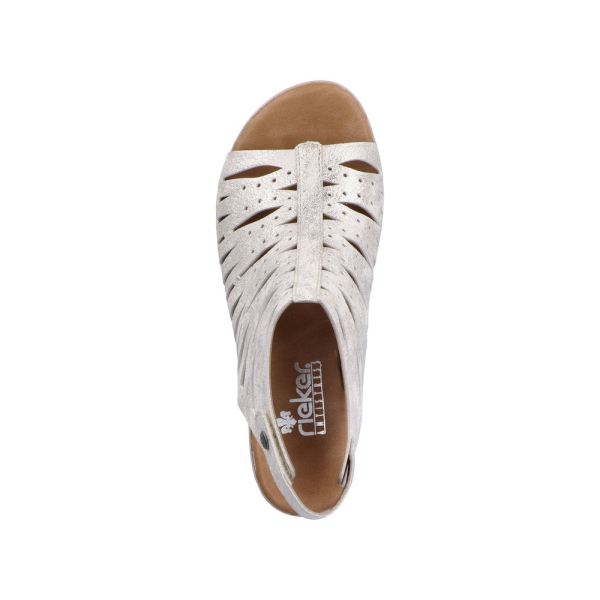 Rieker Women's sandals | Style 64676 Dress Sandal boot - Beige | Free Delivery