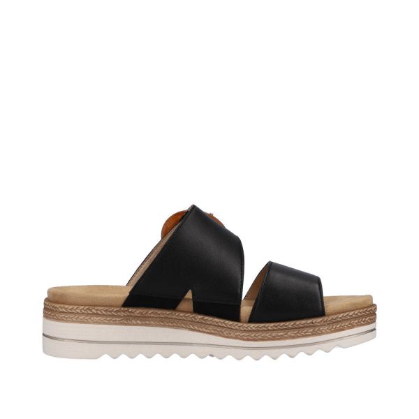 Remonte Women's sandals | Style D0Q51 Casual Mule - Black | Free Delivery