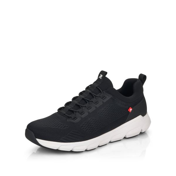 Rieker EVOLUTION Textile Men'S Shoes | 07805 Athleisure Shoes - Black | Free Delivery