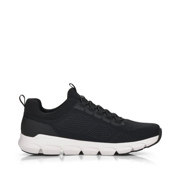 Rieker EVOLUTION Textile Men'S Shoes | 07805 Athleisure Shoes - Black | Free Delivery