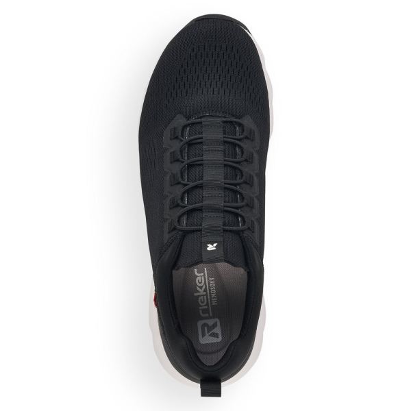 Rieker EVOLUTION Textile Men'S Shoes | 07805 Athleisure Shoes - Black | Free Delivery