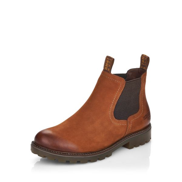 Remonte Suede Leather Women's mid height boots| D8472-45 Mid-height Boots - Brown | Free Delivery