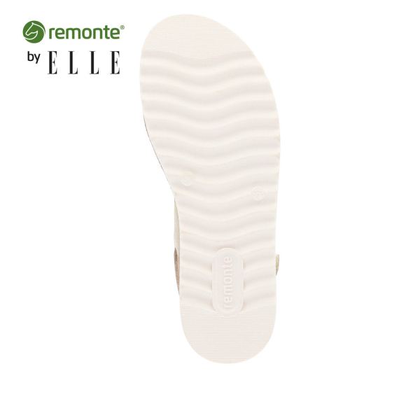 Remonte Women's sandals | Style D0Q56 Casual Sandal - Metallic | Free Delivery
